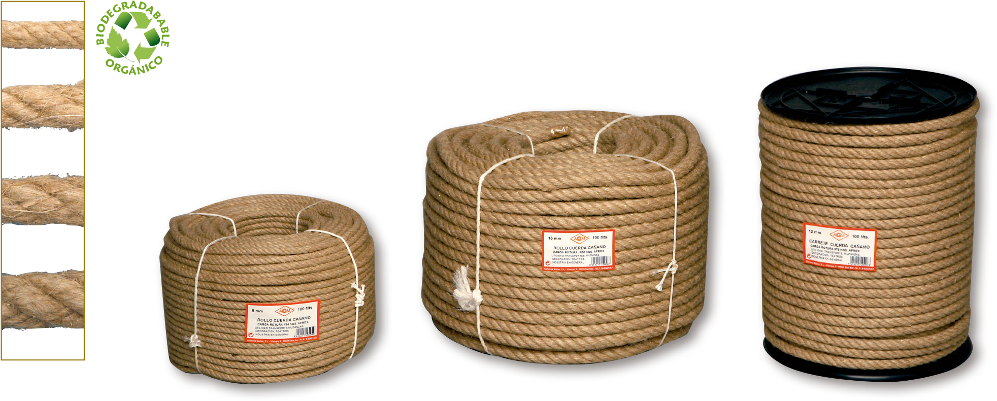 Cuerda Canamo Cableada 4 C 5 Mm A 30 Mm , Png Download - Storage Basket Clipart (1964x790), Png Download