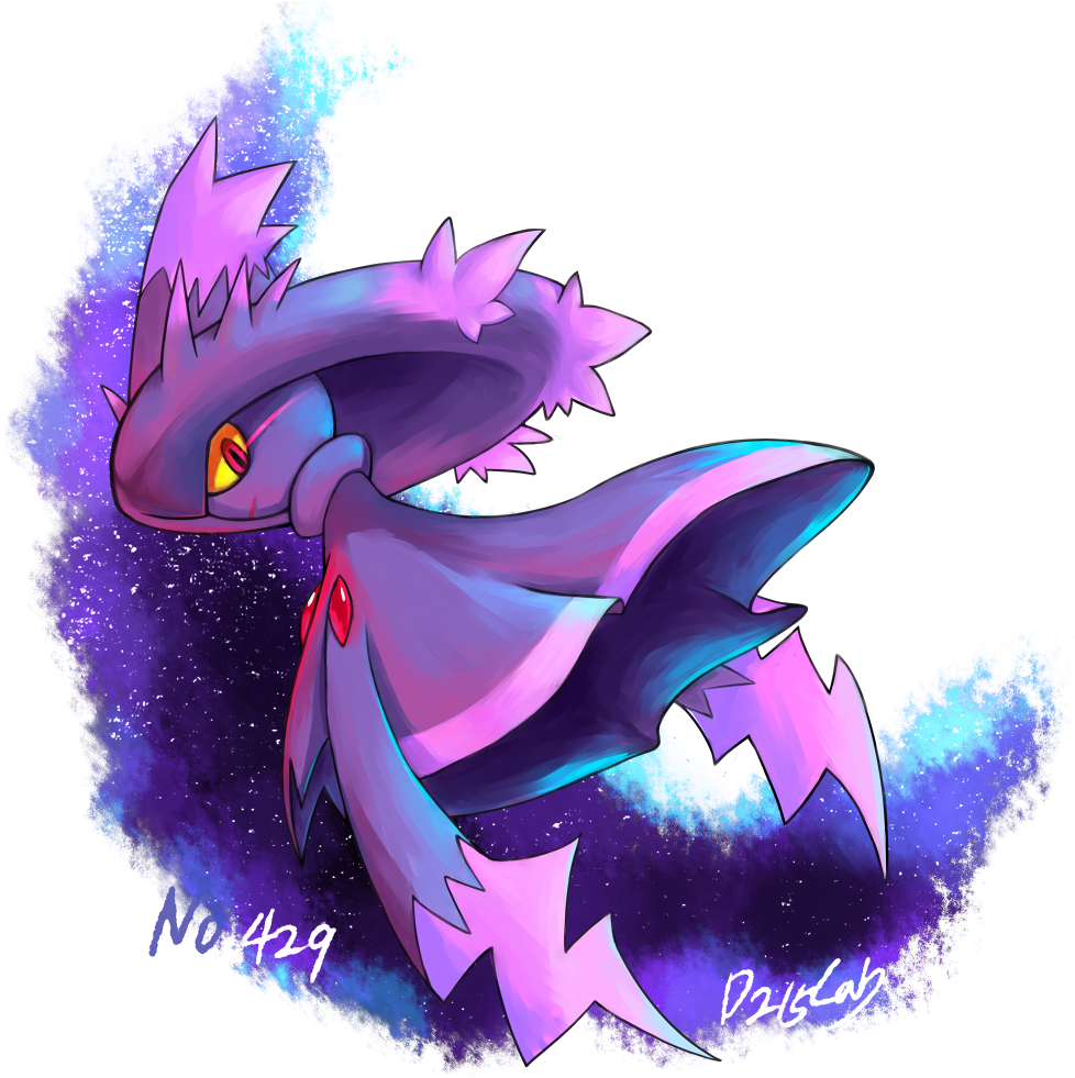 Mismagius - Cartoon Clipart (1000x1000), Png Download