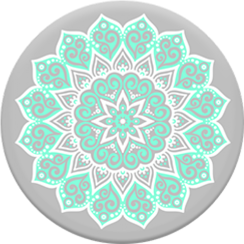 Peace Mandala Tiffany - Peace Mandala Tiffany Popsocket Clipart (590x714), Png Download