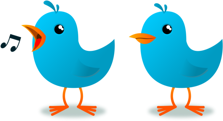 Baby Clipart Blue Bird - Twitter Bird - Png Download (800x433), Png Download