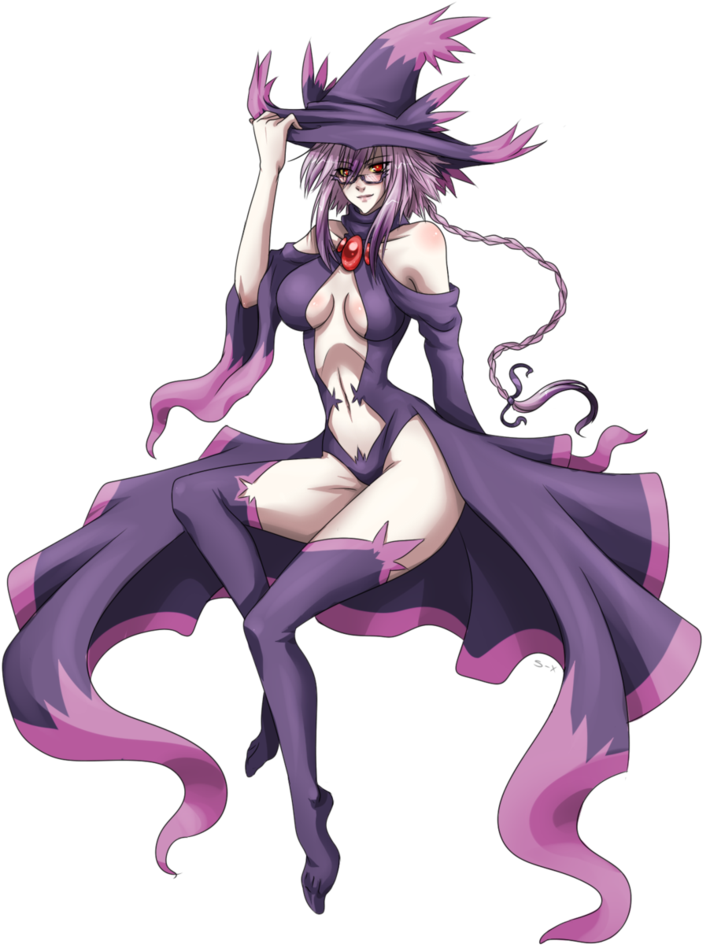 Pokémon Conquest Pokémon Go Pikachu Anime Purple Human - Mismagius Gijinka Clipart (806x990), Png Download