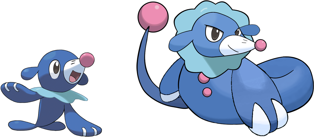 To Complete What I Started, Here Is My Take On Popplio's - Pokemon Sun And Moon Starters Clipart (1158x600), Png Download