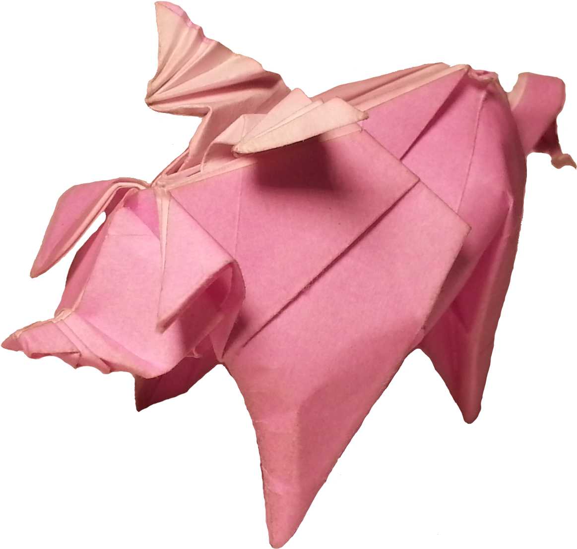 Model By Trial And Error While Stuck In An Airport - Origami Clipart (1209x1118), Png Download