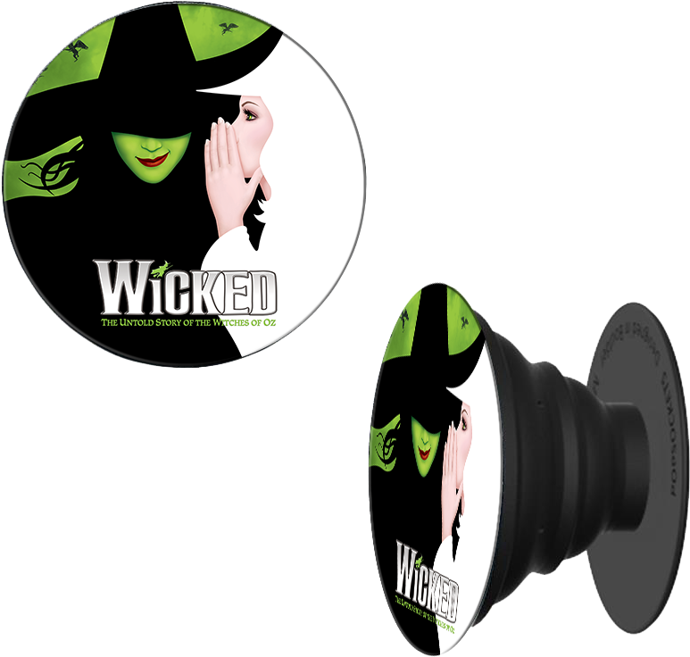 Keyart Pop Socket - Wicked The Musical Clipart (1000x1000), Png Download
