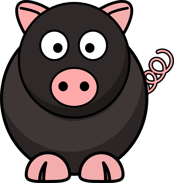 Free Flying Pig Clipart - Pig Clip Art - Png Download (564x593), Png Download
