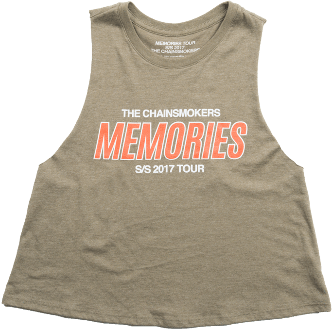 Memories Crop Tank - Active Tank Clipart (1200x1200), Png Download