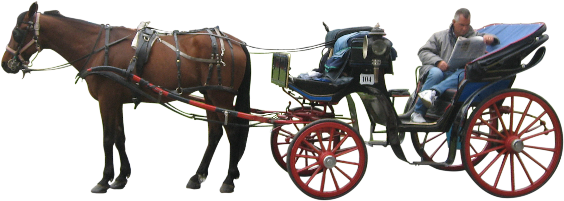 Horse Drawn Carriage Png Clipart (1927x687), Png Download