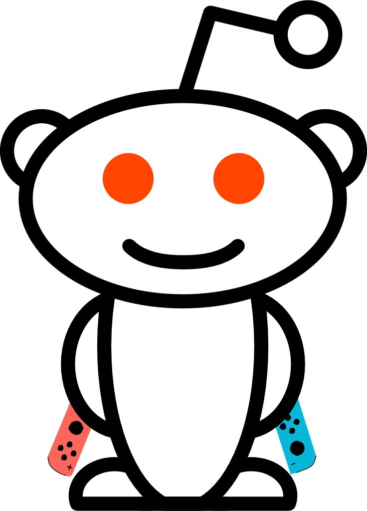 Subredditi Made A Snoo For R/nintendoswitch A While - Reddit Alien Clipart (736x1024), Png Download