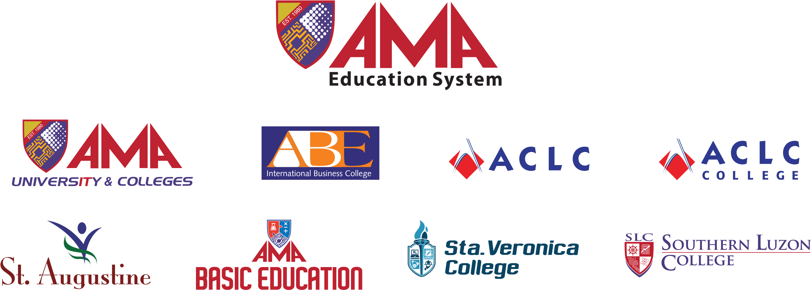 The Country's Pioneer In I - Ama Computer College Clipart (2791x1147), Png Download