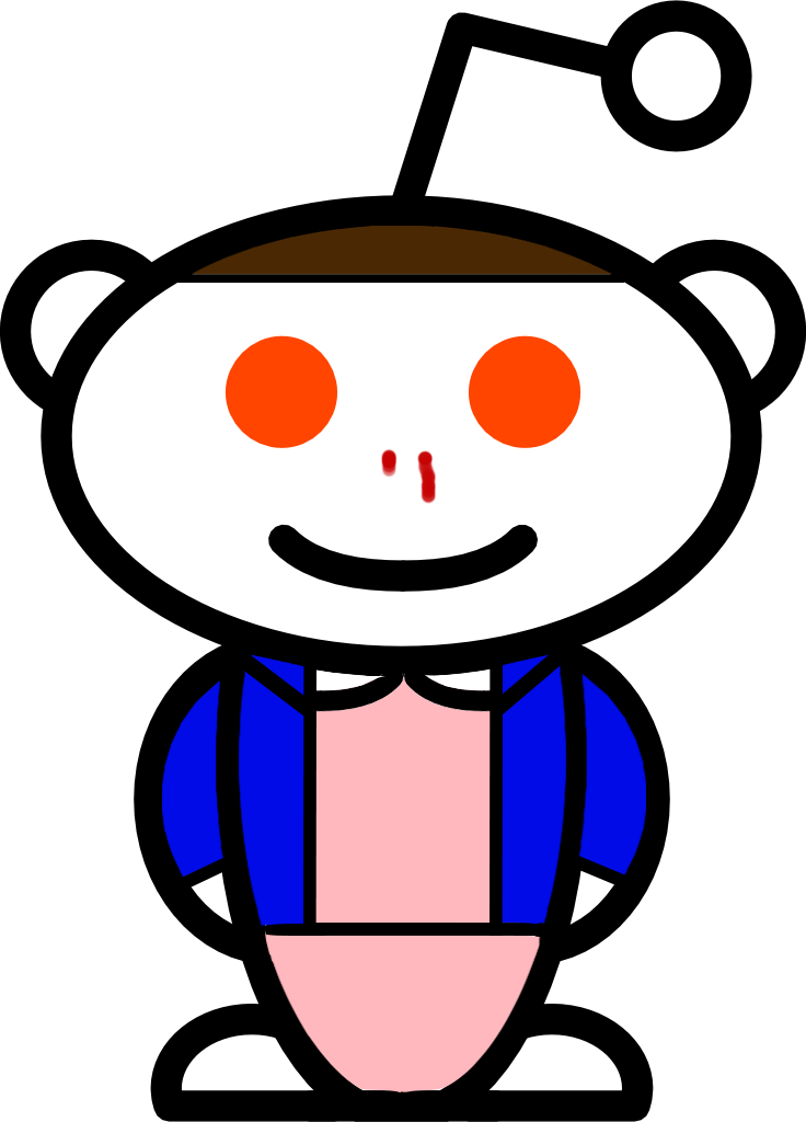 I Made This Eleven Reddit Snoo - Reddit Alien Clipart (736x1024), Png Download