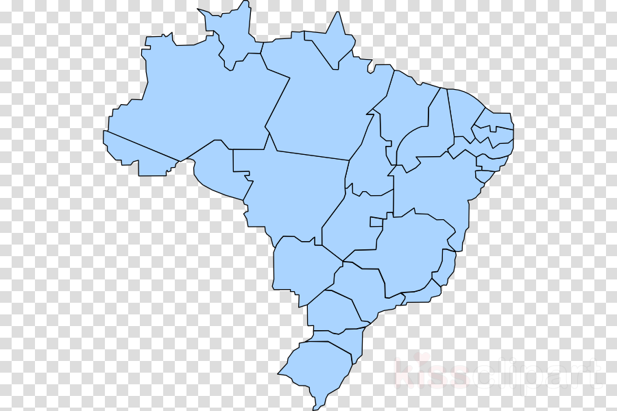 Clip Art Clipart Brazil Map Clip Art , Png Download - Png Trophy Image Silhouette Transparent Png (900x600), Png Download