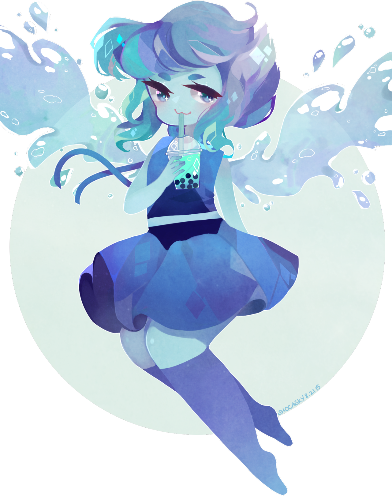 I Miss Lapis I Hope We Get To See Her Again Soon Lapis - Illustration Clipart (1280x1793), Png Download