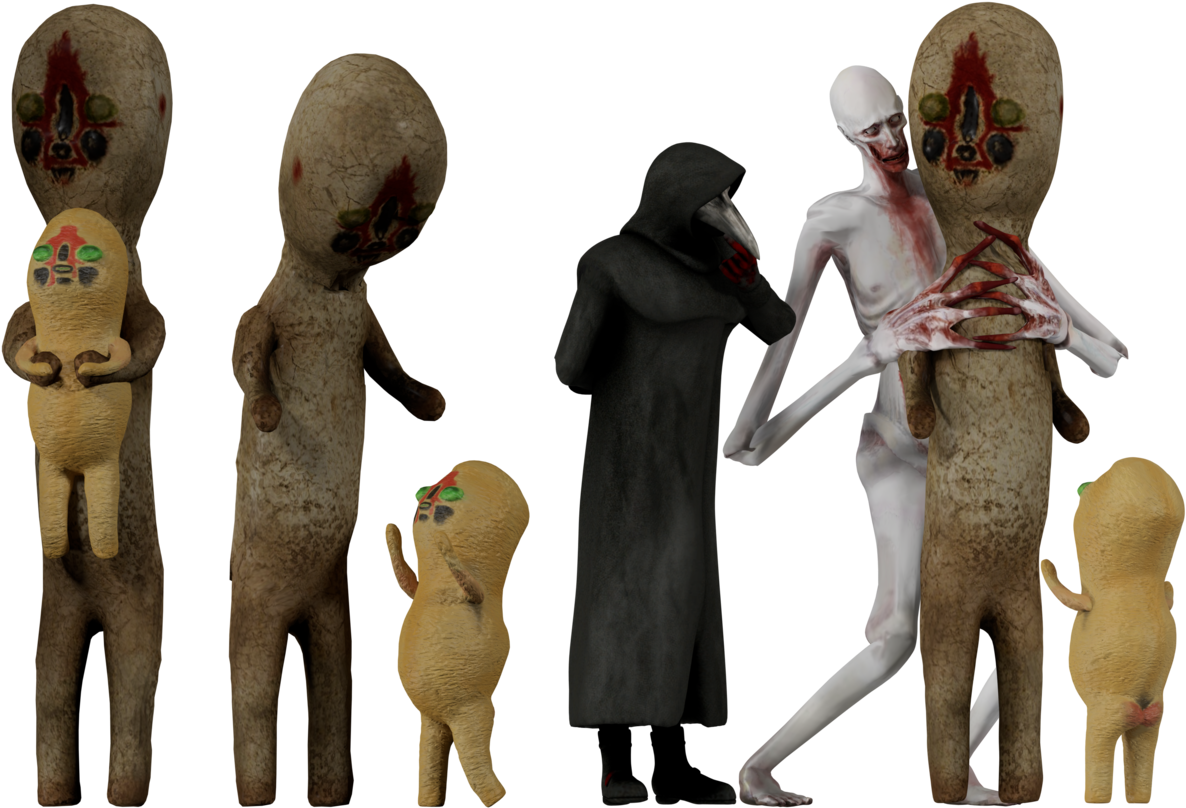 I Thought The Model For The Scp - Scp 173 April Fools Clipart (1200x815), Png Download