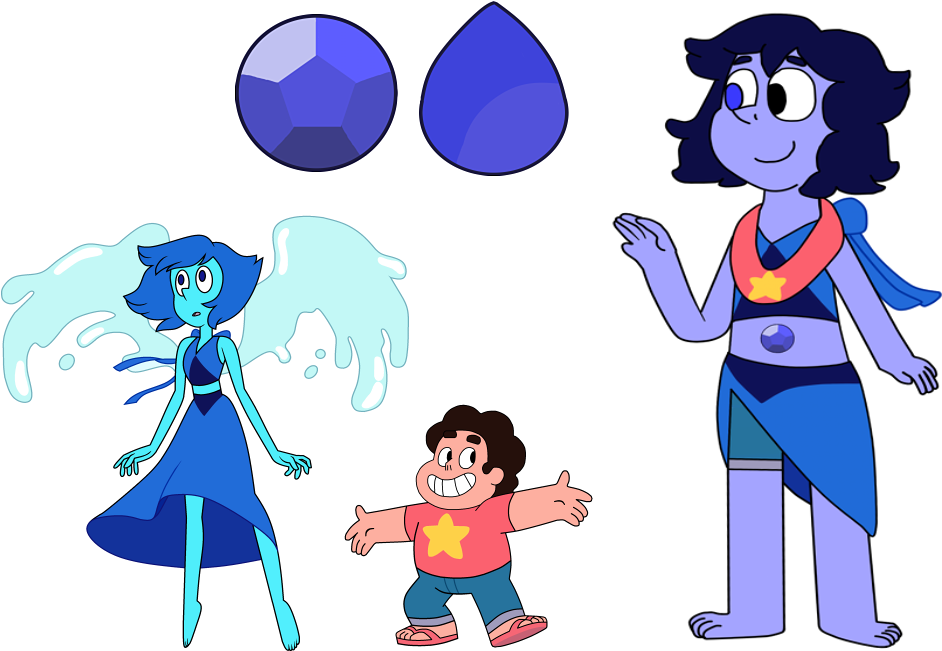 “i Made A Fusion Of Steven And Lapis Lazuli Named Isolite - Steven Universe Lapis L Clipart (1024x656), Png Download