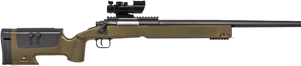 Airsoft - Sniper Rifle Clipart (1088x594), Png Download
