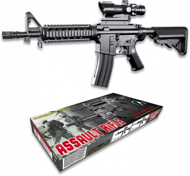 6 Mm - Armas De Airsoft De Muelle Clipart (640x593), Png Download