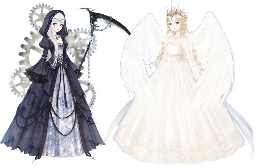 Love Nikki Grim Reaper Clipart (914x545), Png Download