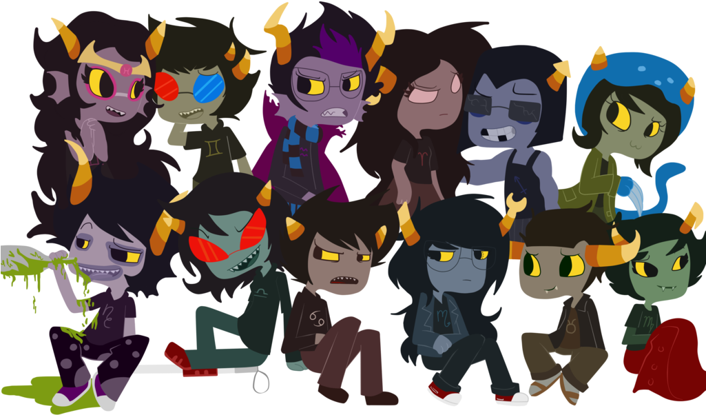 Eridan Ampora,homestuck,ms Paint Peixes,sollux Captor - Homestuck Troll Skin Pigmentation Clipart (1024x718), Png Download