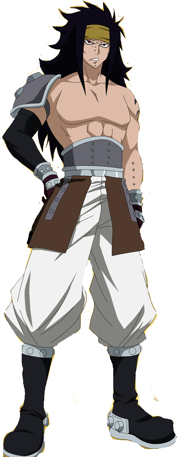 Gajeel Redfox - Tournament - Cartoon Clipart (1140x1568), Png Download