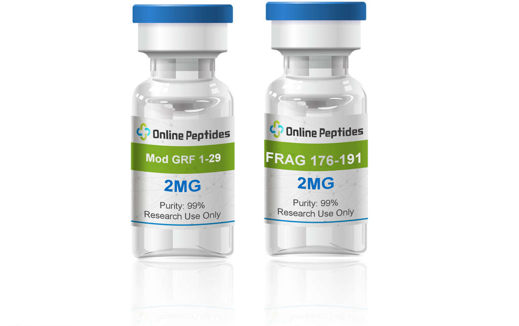 Frag 176 191 2mg X 5vials & Mod Grf 1 29 2mg X 5vials - Ghrp-6 Clipart (1024x819), Png Download