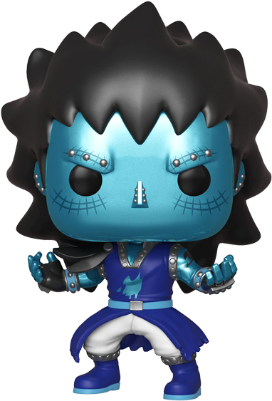 Gajeel Eccc 2019 Exclusive Pop Vinyl Figure - Funko Pop Fairy Tail Clipart (600x600), Png Download