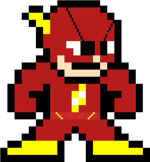 Random Image From User - Flash Pixel Art Clipart (600x600), Png Download