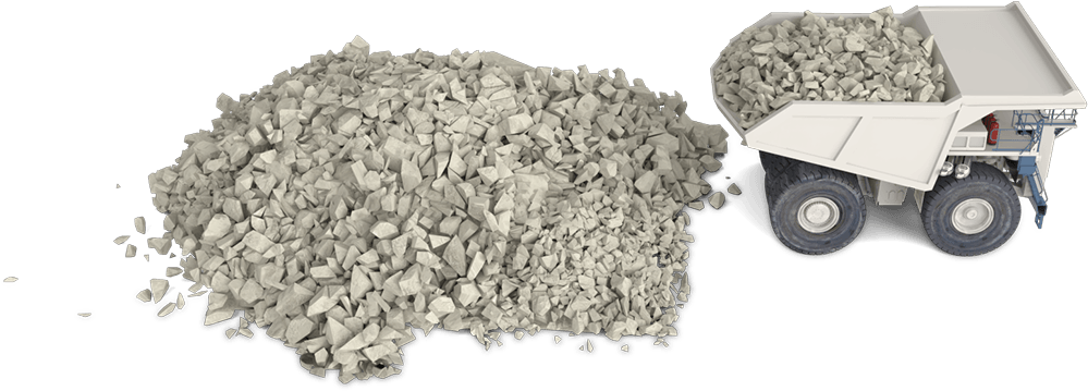 Mining Processes - Rubble Clipart (1200x400), Png Download