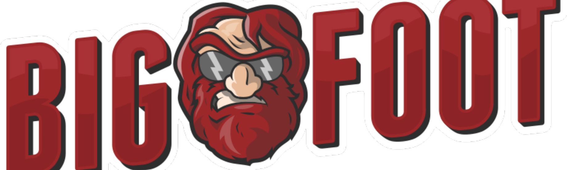 Kin Teams Up With Bigfoot - Illustration Clipart (1838x551), Png Download