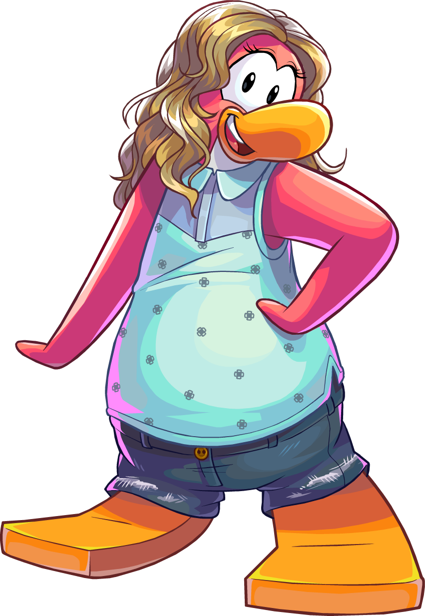 Hot Chick Png - Club Penguin Sabrina Carpenter Clipart (851x1233), Png Download
