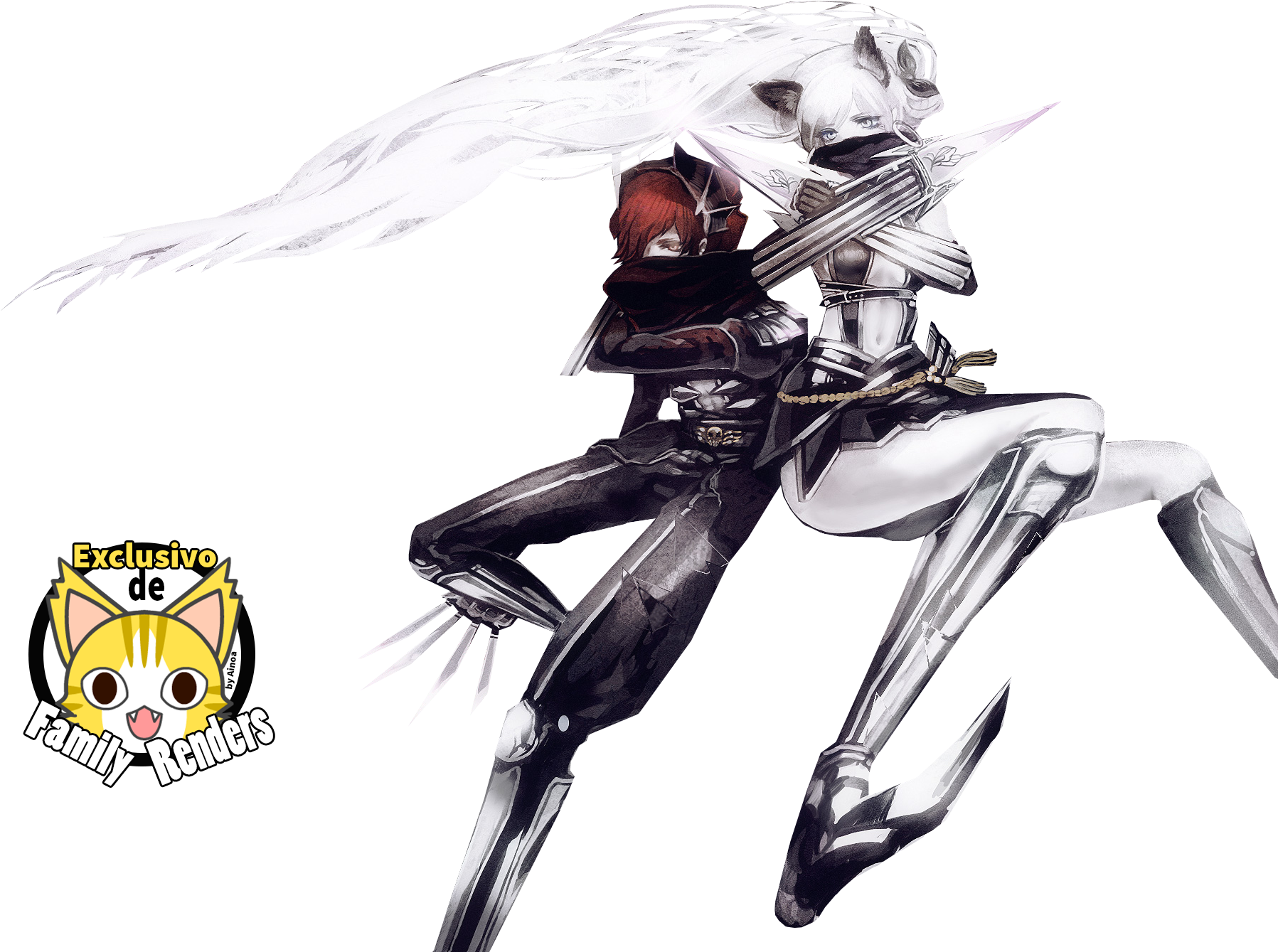 Disclaimer - Black Rock Shooter The Game Clipart (1883x1350), Png Download