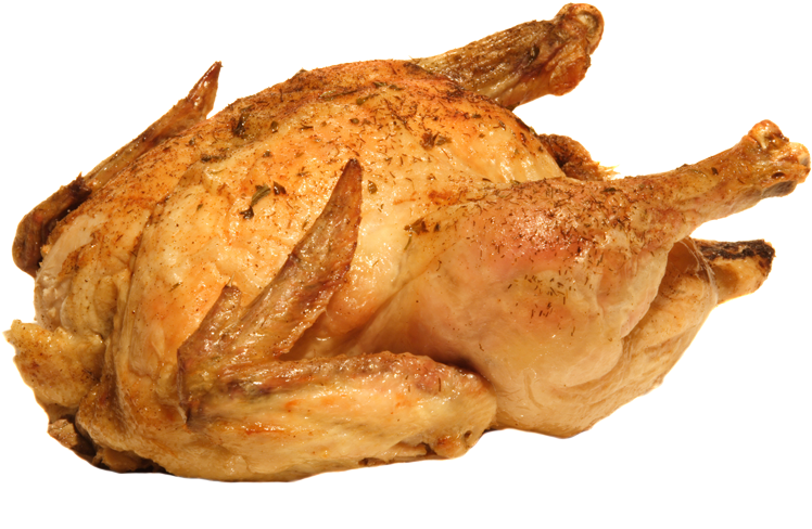 Como Preparar Pollo Asado Al Carbon - Cooked Chicken Clipart (800x533), Png Download