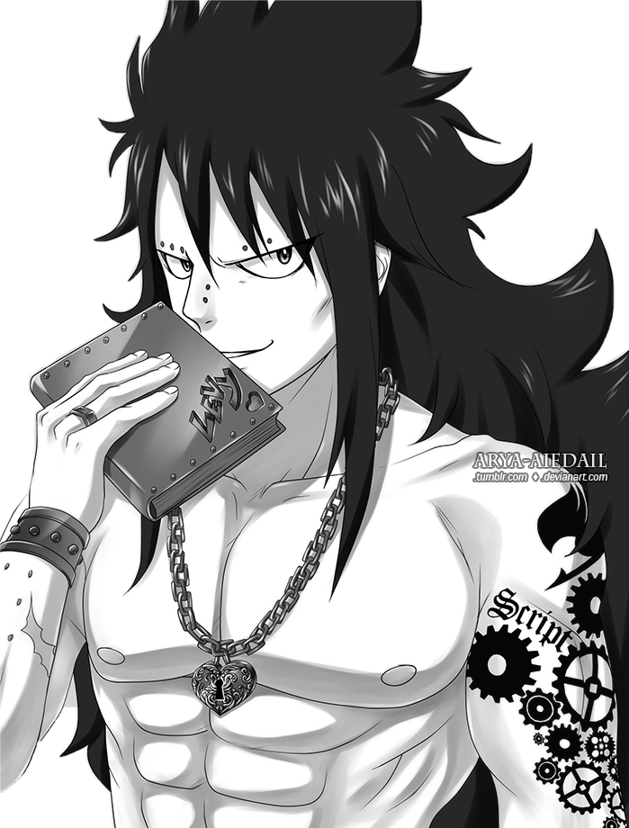 Gajeel Sticker - Gajeel Redfox Clipart (699x920), Png Download