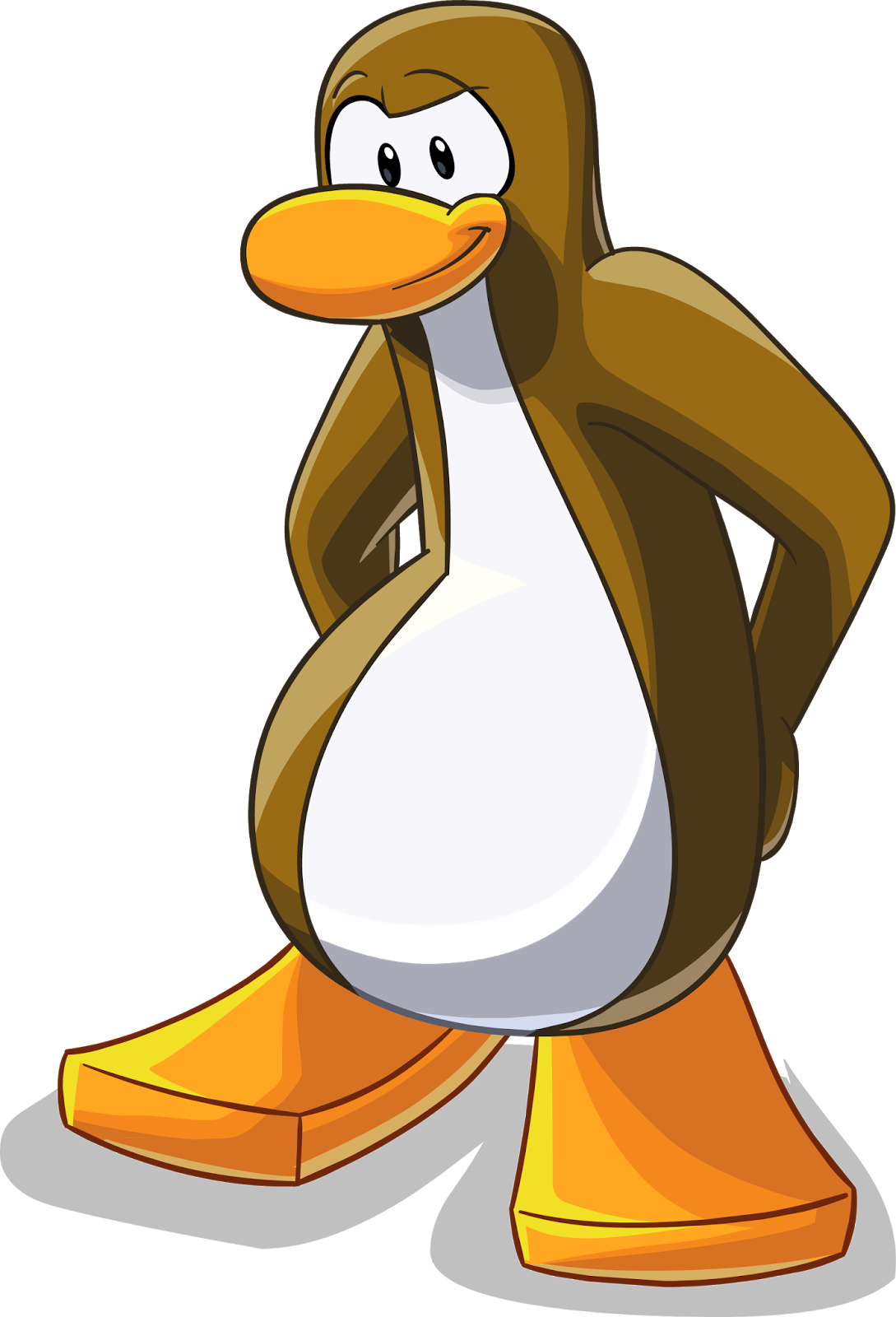 Parents Need To Know That Club Penguin Island Is A - Club Penguin Brown Penguin Cutouts Clipart (1089x1600), Png Download