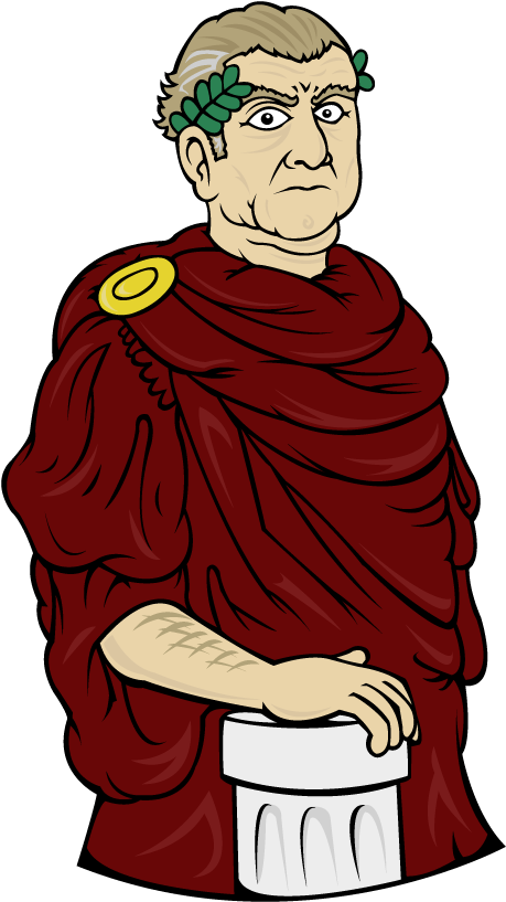 Caesar - Cartoon Clipart (800x1000), Png Download