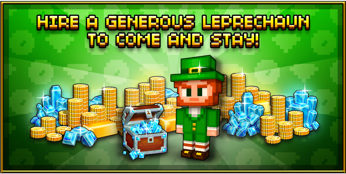 Pixel Gun 3d - Leprechaun For Hire Pixel Gun Clipart (1200x840), Png Download