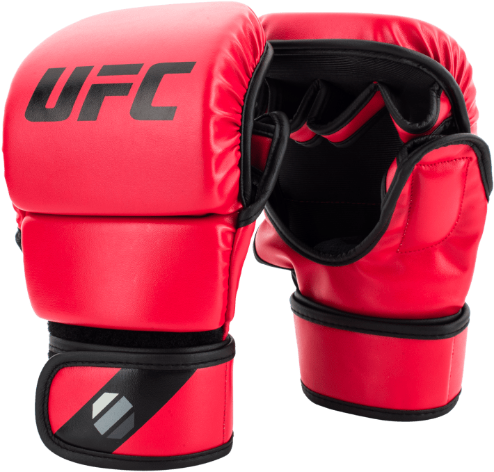 Ufc Mma 8oz Sparring Gloves Red - Ufc Gloves Red Clipart (710x679), Png Download