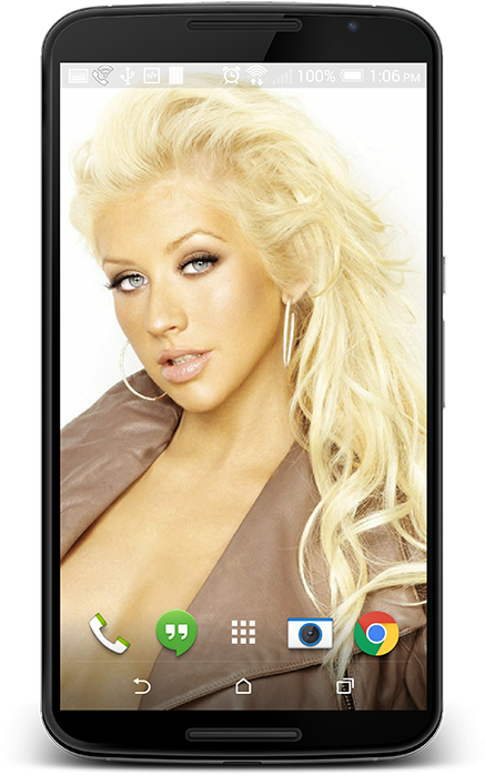 Christina Aguilera 2009 Clipart (480x800), Png Download