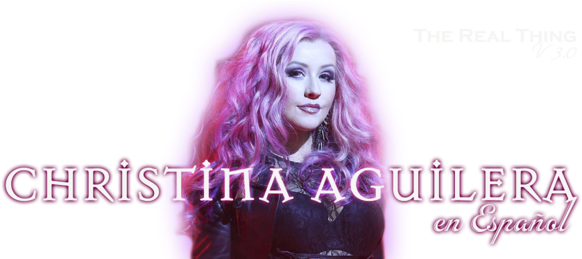 Christina Aguilera En Español - Album Cover Clipart (1024x373), Png Download