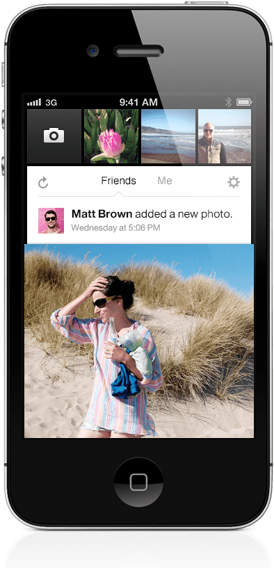 So How Are Facebook Camera And Instagram Different - Facebook Camera App Clipart (394x817), Png Download