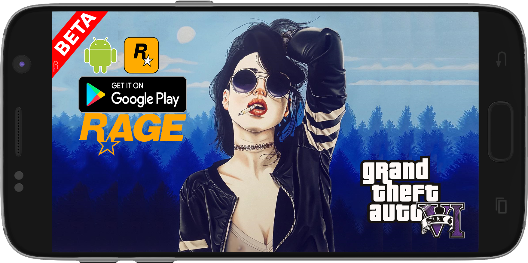 Grand Theft Auto Vi Beta Download Gta 6 Android/apk - Gta For Ios Download Clipart (1920x1080), Png Download