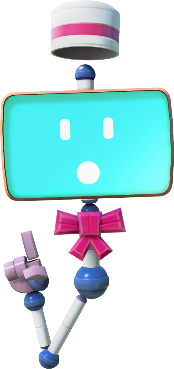 Wii U Nintendo Land Monita Clipart (567x1200), Png Download