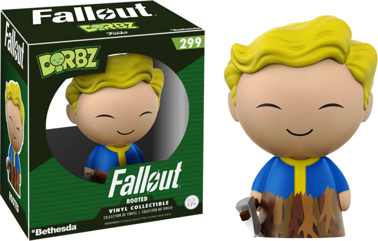 Vault Boy Rooted Dorbz Vinyl Figure - Funko Pop Fallout Vault Boy Dorbz Clipart (768x490), Png Download