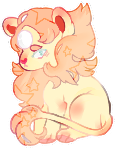Steven Universe - Lion Pearl - Cartoon Clipart (600x600), Png Download