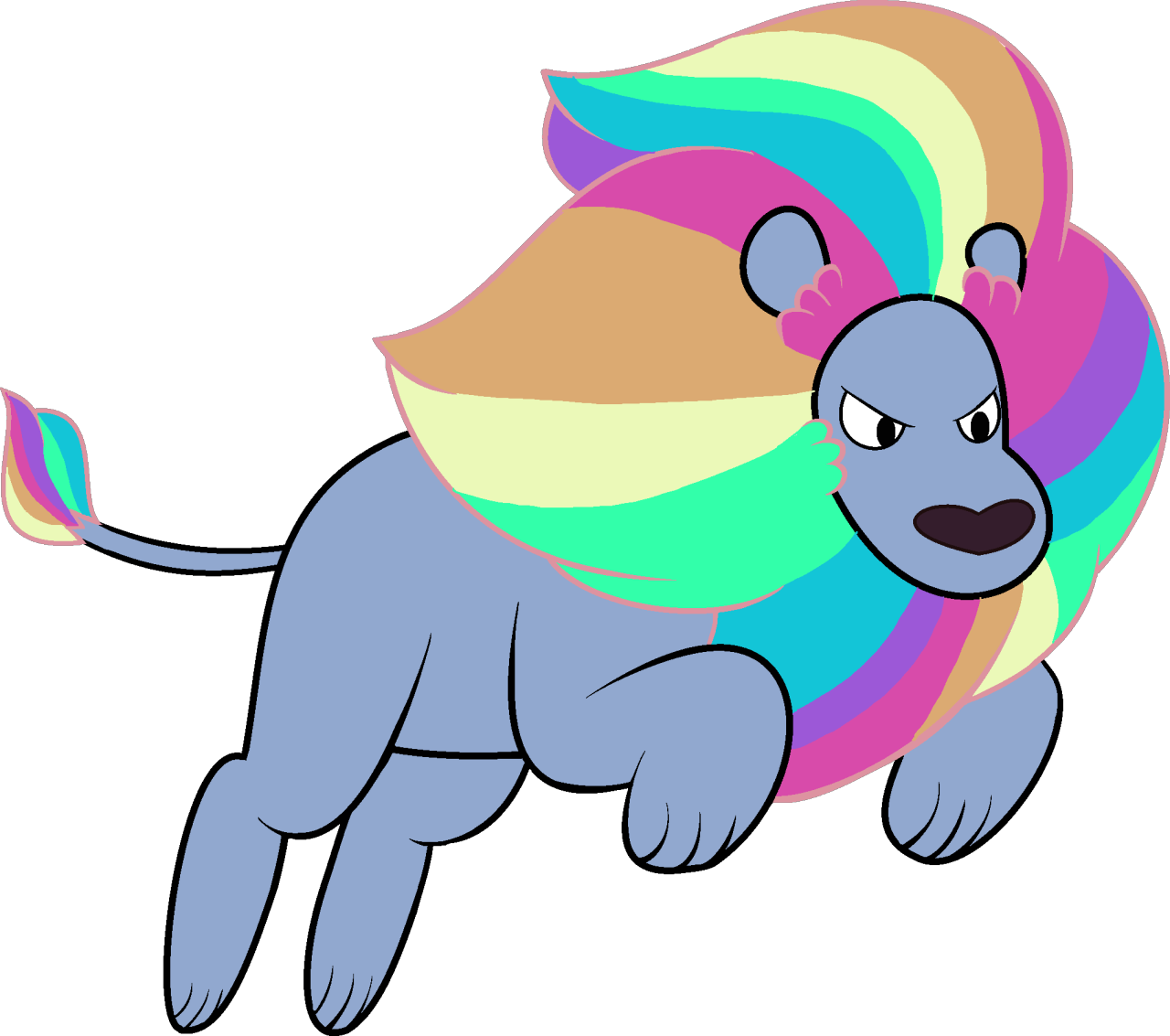 Bismuth Lion Bismuth, Steven Universe, Frozen, Gay, - Lion From Steven Universe Clipart (1280x1133), Png Download