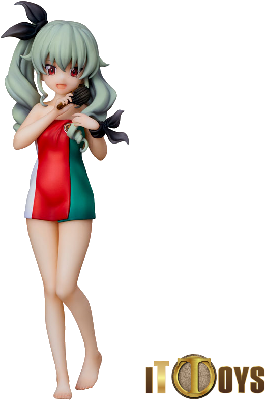 Non Scale Pvc Girls & Panzer - アンチョビ フィギュア Clipart (800x800), Png Download
