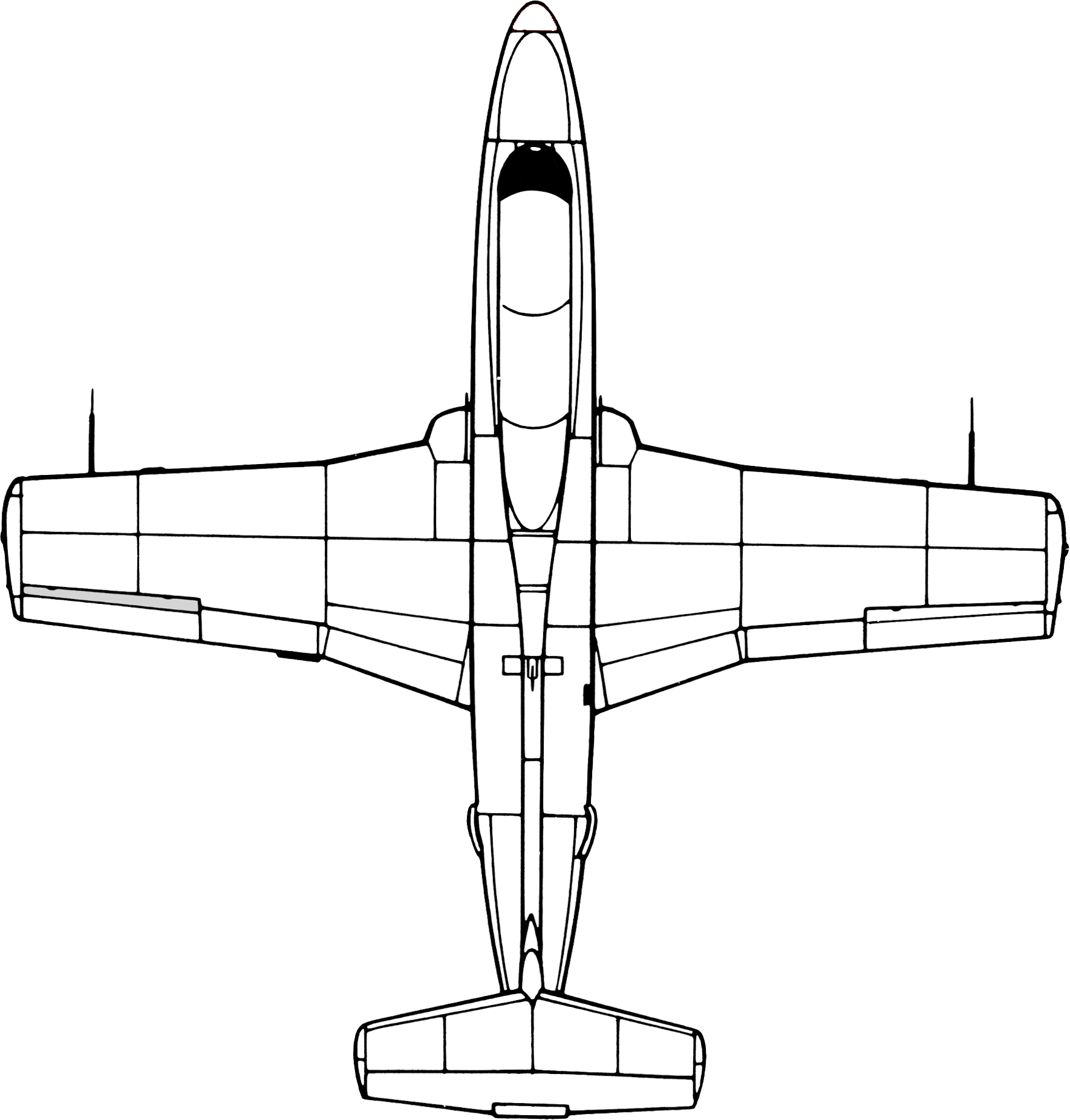 Mit Kell Tudni Az L29 Delfinről - Monoplane Clipart (1769x1851), Png Download