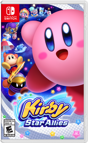 Kirby Star Allies Box Art - Kirby Star Allies Nintendo Switch Clipart (640x480), Png Download