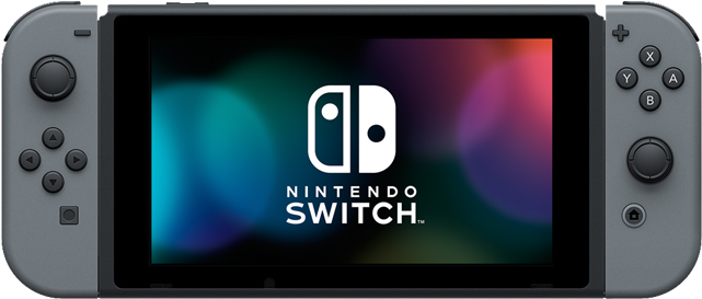 Nintendo Switch Console - Consola Nintendo Switch Gray Joy Clipart (640x480), Png Download