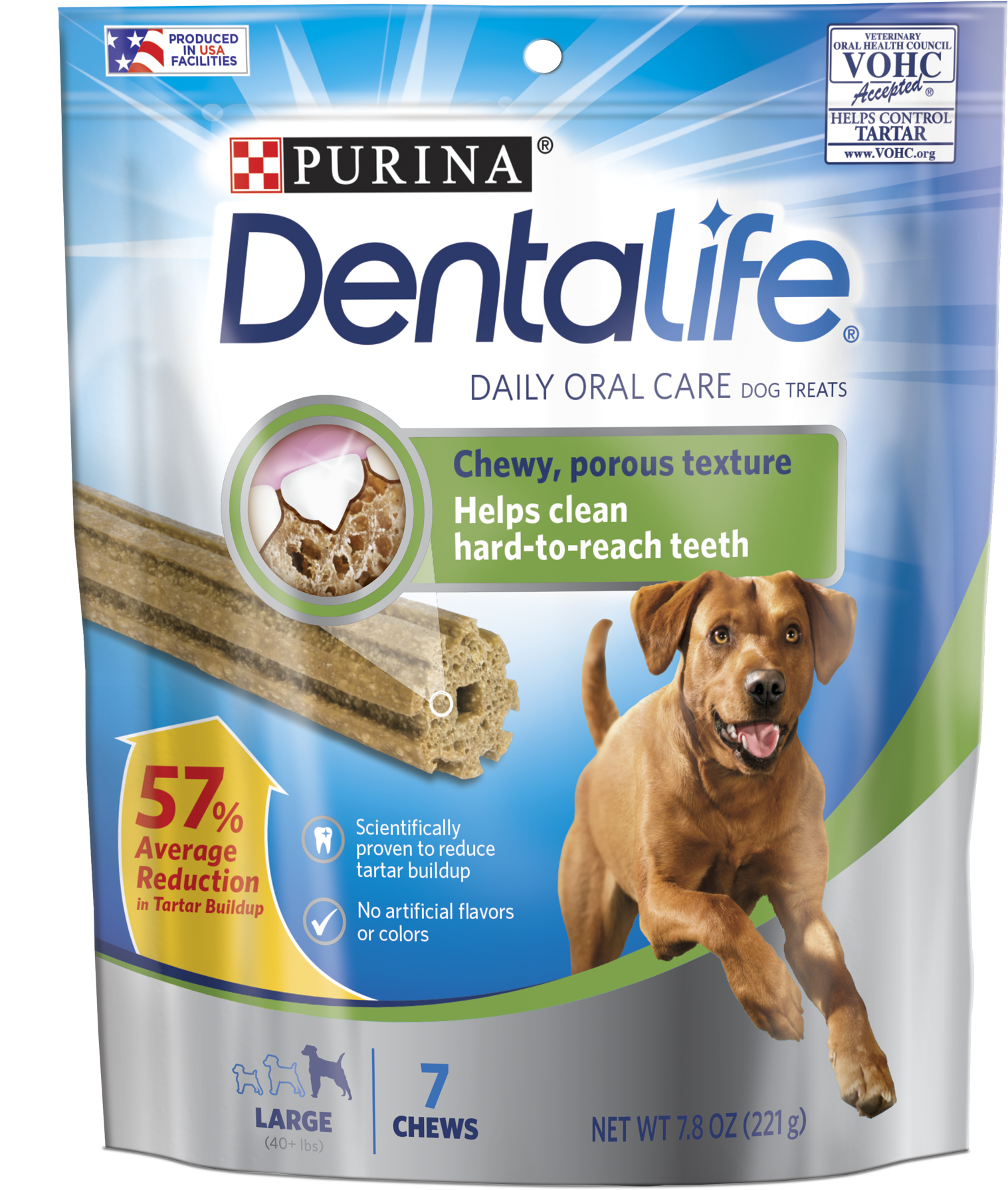 Dentalife-daily Oral Care Large Dogs - Purina Dentalife Clipart (1600x2000), Png Download
