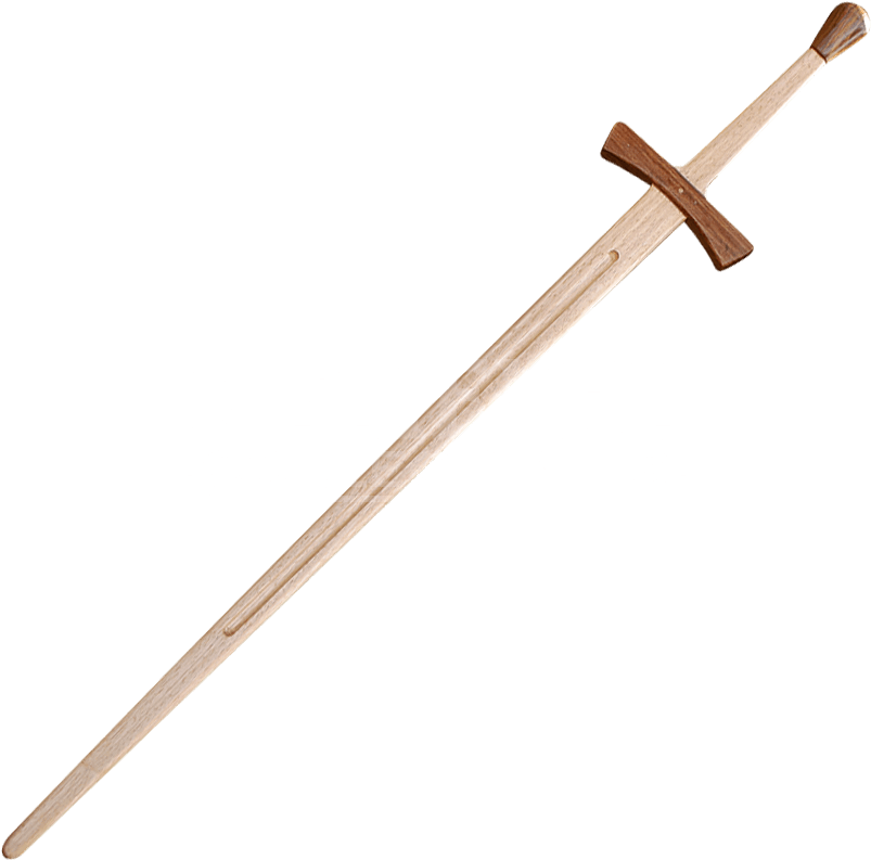 Wooden Two Handed Sword Clipart (803x803), Png Download
